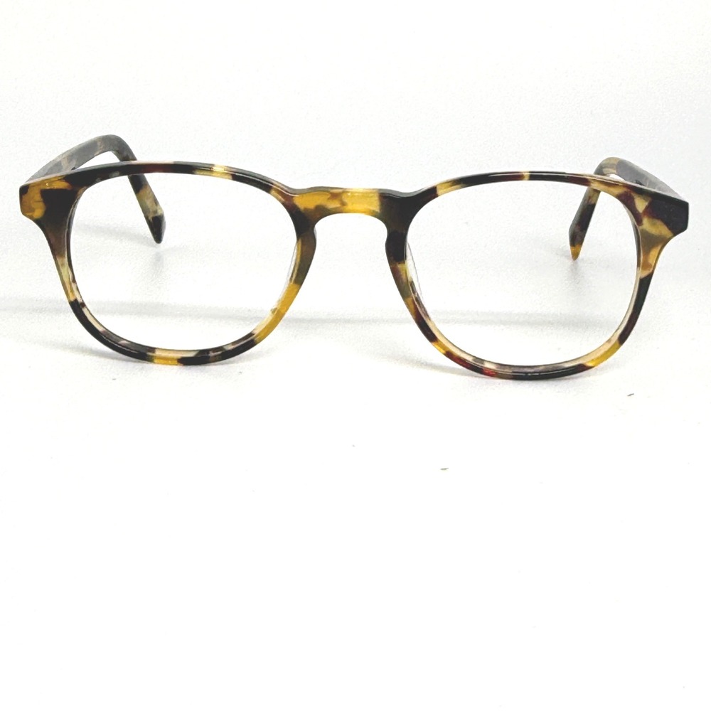 Warby Parker Downing Eyeglasses Tortoise Shell Round Frame 48-21-140 M 742 21659